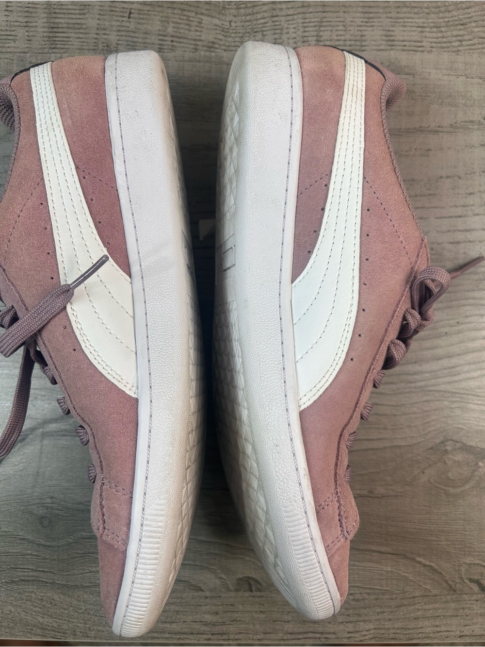PUMA Suede Classic Women's Sneakers in Dusty Pink Size 7.5 - Picture 5 of 10